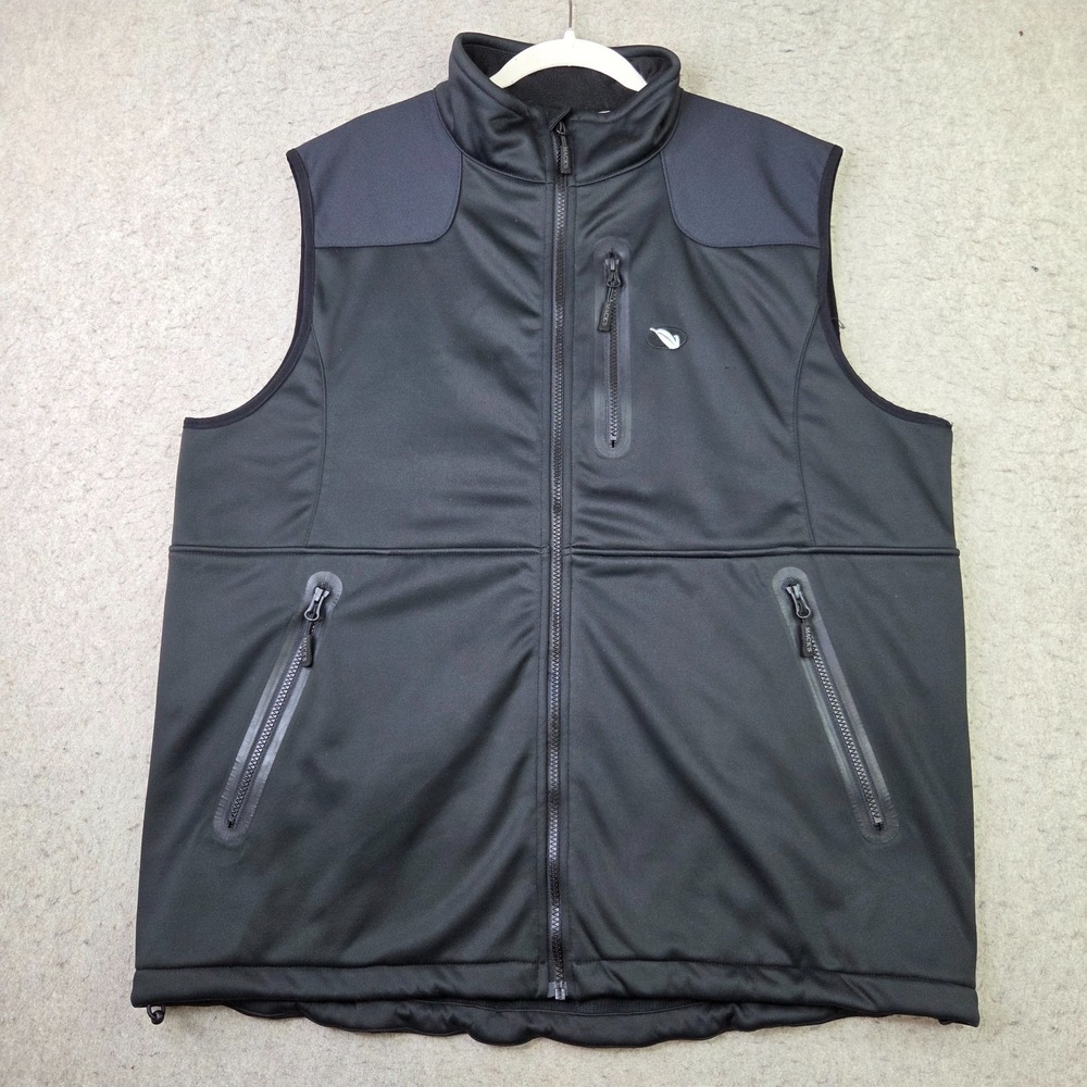 Mack's Prairie Wings Fleece Vest Mens XL Full Zip Performance Zip Pockets